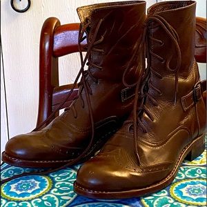 English Victorian Leather Ankle Boots